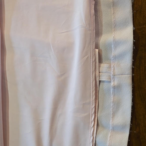 Karl Lagerfeld Light Pink Gown with Adjustable Pearl Straps Size 12 - Picture 12 of 16